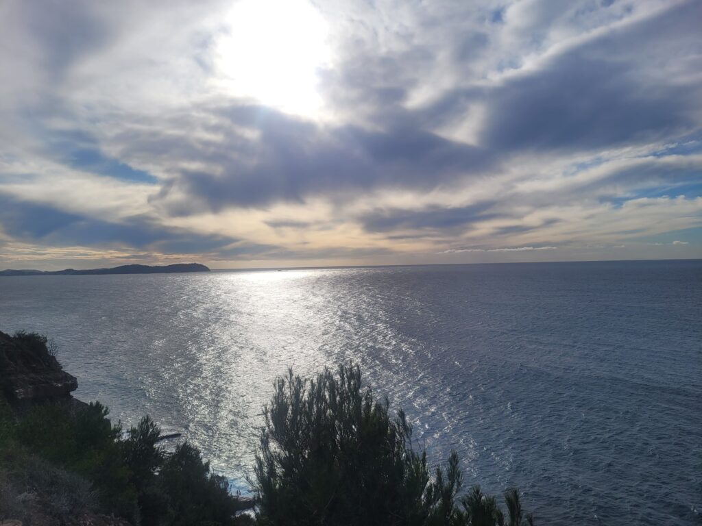 Reconnaissance randonnée Le Pradet. Vue sur Giens et Porquerolles